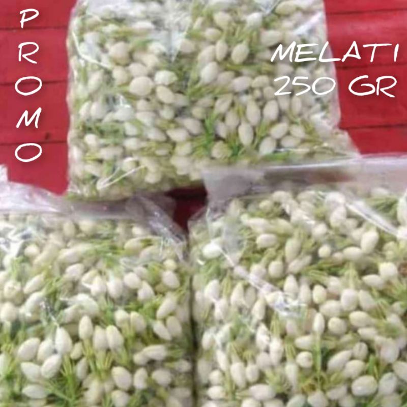 promo bunga melati segar 250 gr kembang melati tabur /ronce promo murah