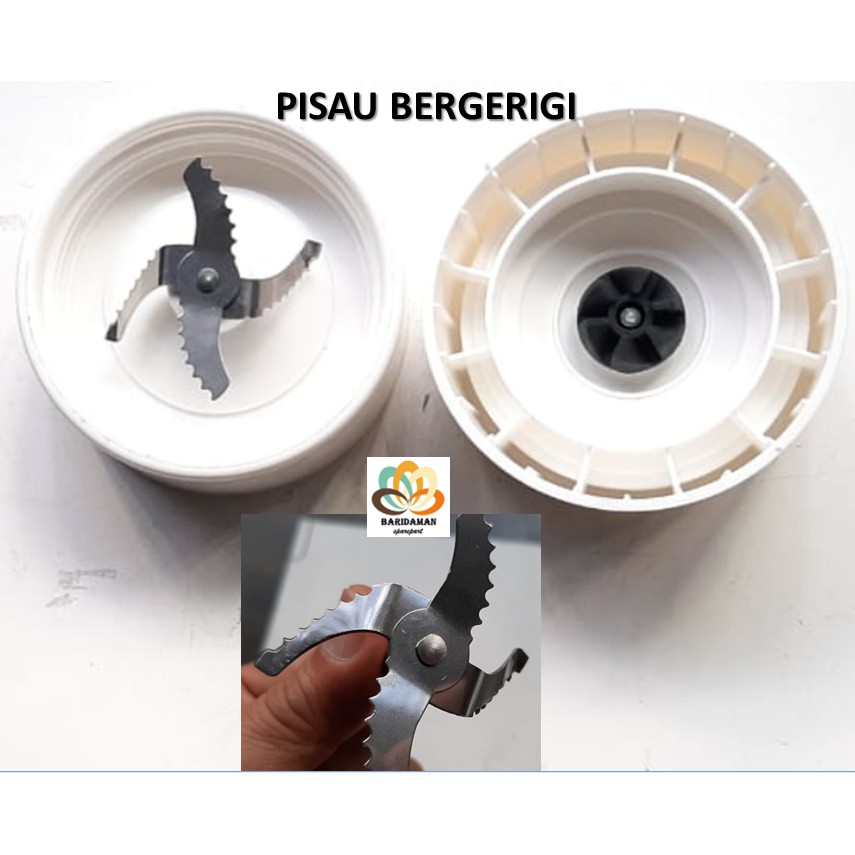 Mouting mangkok pisau blender Miyako Pisau gerigi