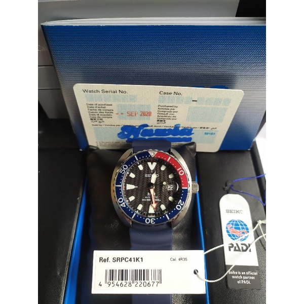 Seiko diver SRPC41K1 mini turtle second preloved