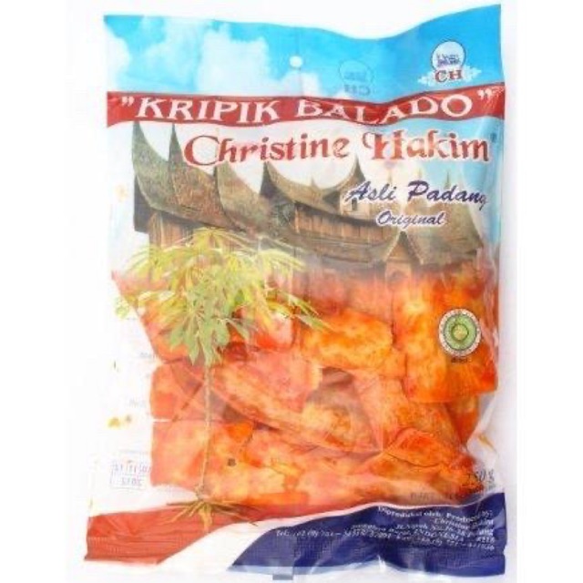 

Keripik Balado Christine Hakim Asli Padang 250gr