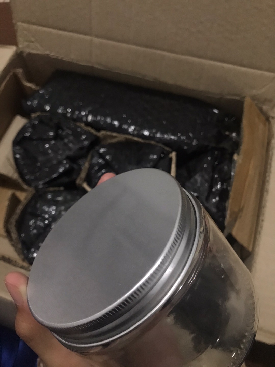 Jar Toples Wadah Kaca Aluminium 400 Ml Serbaguna Grosir Murah Kemasan