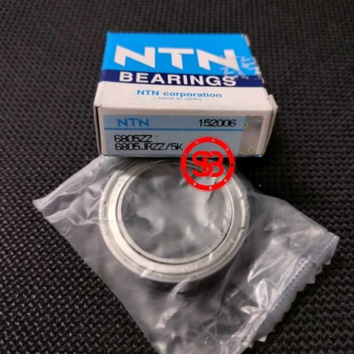 Bearing / Laker / Laher NTN 6805 ZZ tutup besi 6805ZZ