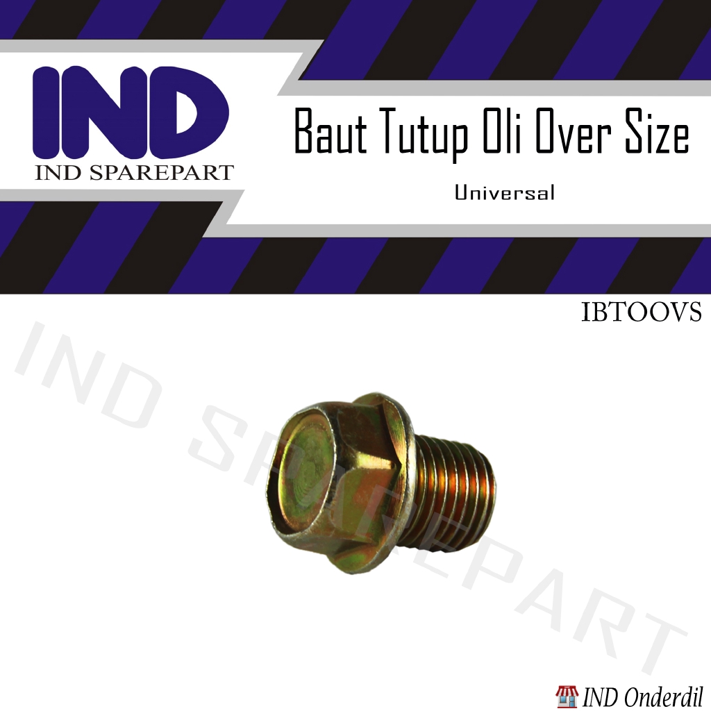 Baut Tutup Oli Oversize/Over Size Semua Jenis Motor Honda/Yamaha/Suzuki Universal M14x14 K17