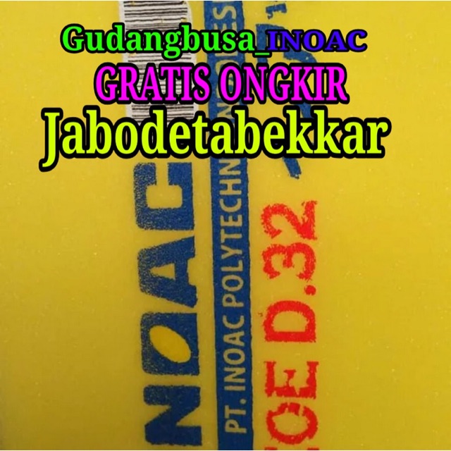 Kasur busa INOAC EOE D32 uk 200x160x25 GARANSI KEMPES 15 thn GRAATIS ONGKIR Jabodetabekkar