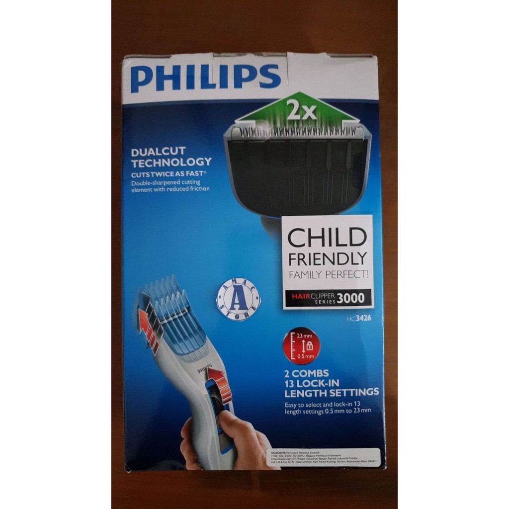 BEST SELLER      PHILIPS Hair Clipper HC3426/15 - Pencukur Rambut HC3426