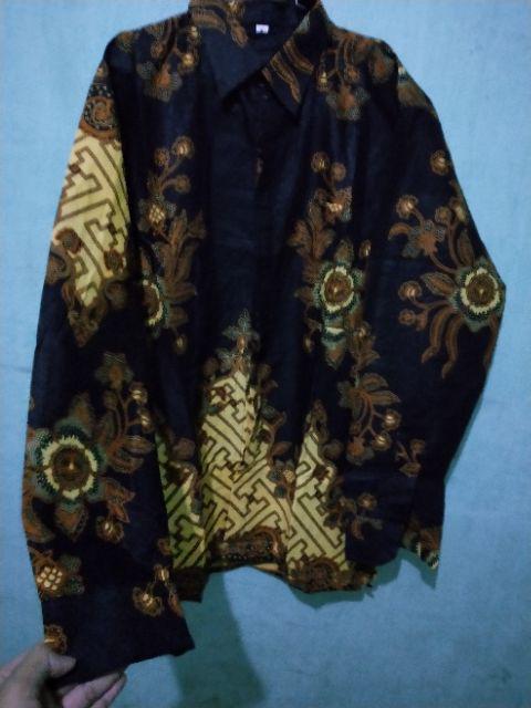 Kemeja Batik Pria Pager Bunga