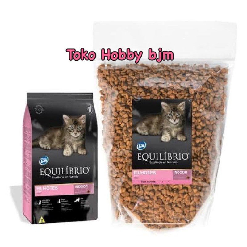 equilibrio kitten repack makanan premium anak kucing kiten equilibrium equil anakan cat food