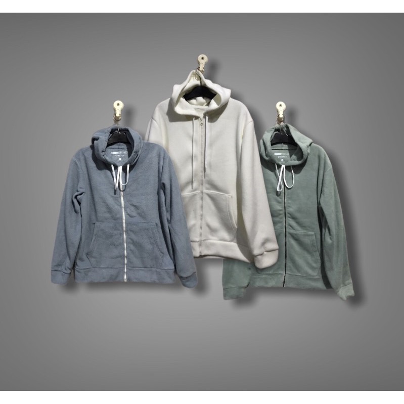 jaket polar aeropostel / hoodie jipper bahan polar
