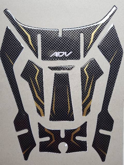 Honda ADV 150 Deck Pad Tank Pad Stiker Timbul