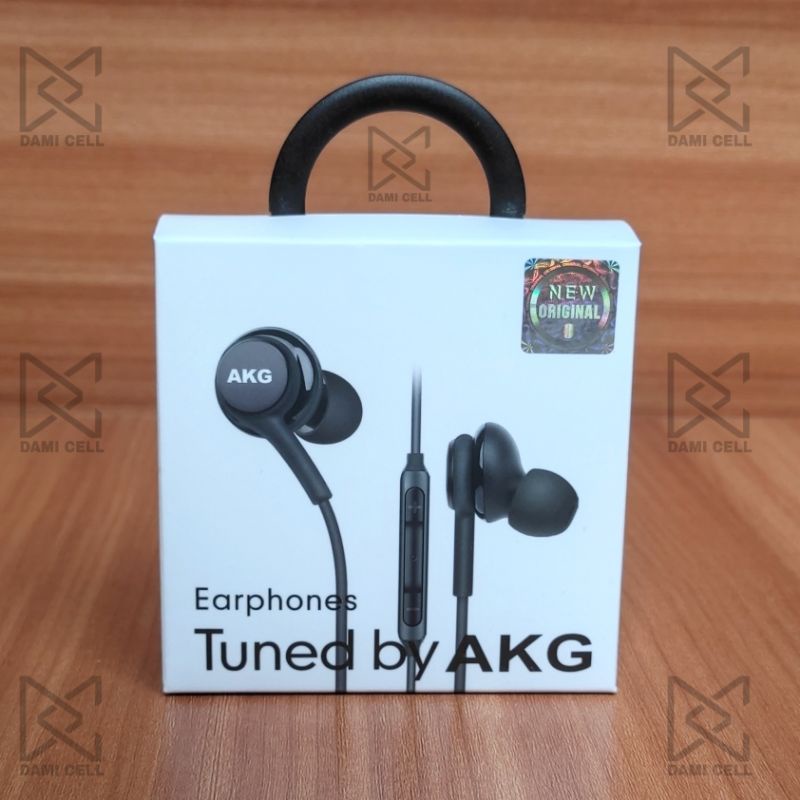 Headset / Earphone Samsung s8 Original AKG Black Jack 3.5mm ( ngebass )