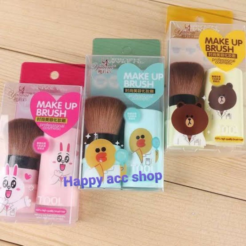 Kuas blush on line- Make up LINE Karakter