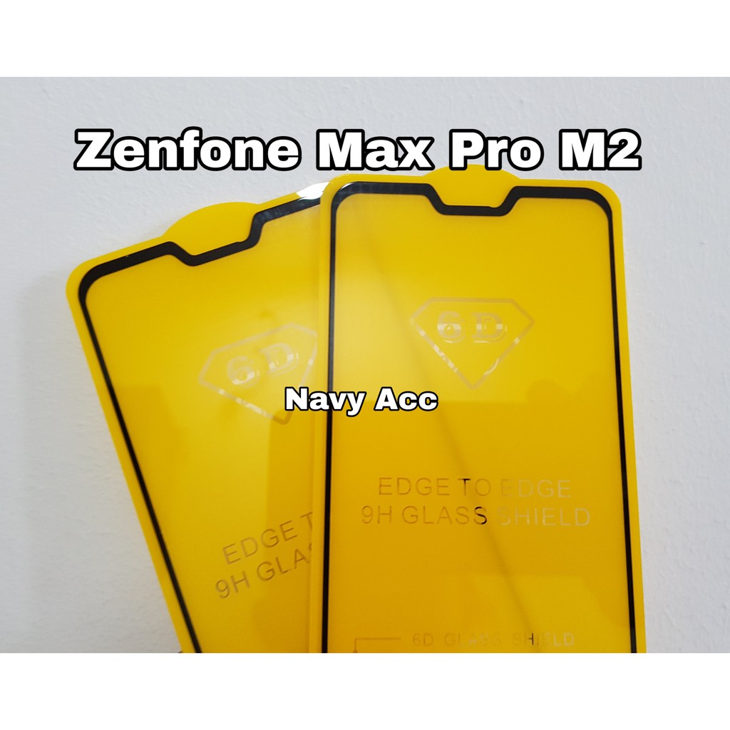 Tempered Glass Full Cover 6D Zenfone Max Pro M2 - MAX M2 - Tempered Full Cover