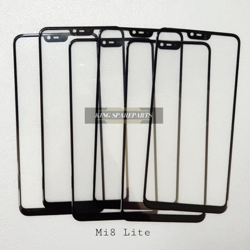 KACA GLASS LCD + LEM OCA XIAOMI MI8 LITE ORIGINAL