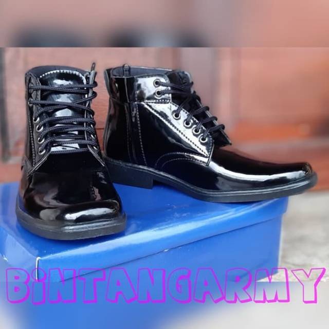 PROMO... Sepatu PDH Original Tali Kilap