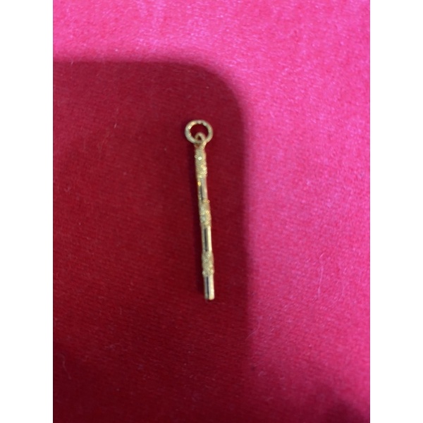 Liontin bambu emas 24k kadar 99