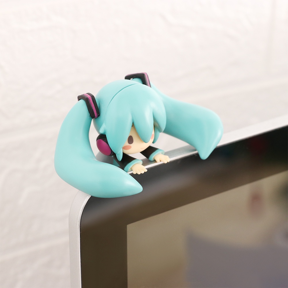 QUINTON Q version Action Figurine Toy Gift Anime Figure Hatsune Miku Miku Miniatures Collection Model Cute Statue Home Ornaments Figure Toys