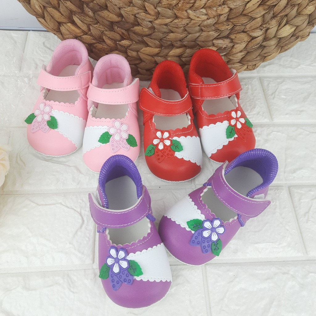 [TAMAN SEPATUKU] SEPATU TRENDY MURAH PREWALKER ANAK PEREMPUAN MOTIF BUNGA DAUN GPX02