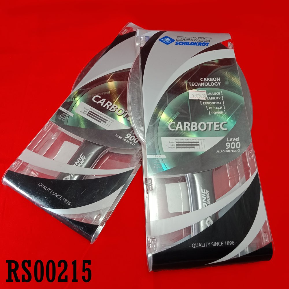 BAD PIMPONG DONIC SCHILDKROT, TYPE/JENIS :CARBOTEC LEVEL 900 ORIGINAL