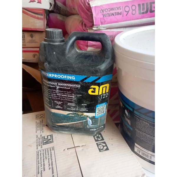 Semen Acian + Cairan Dinding, Lantai AM 122 Set - 25kg semen 20 kg + cairan 5kg