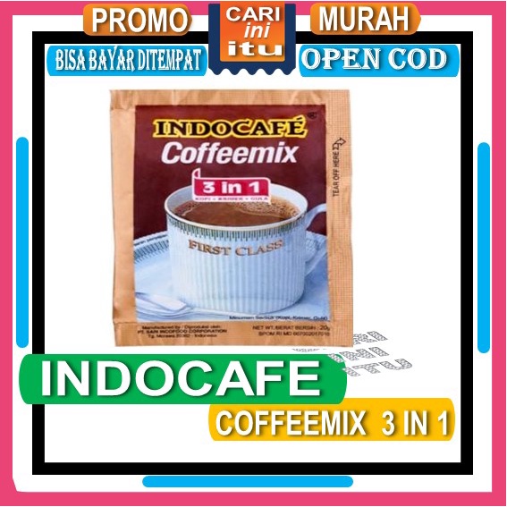 

INDOCAFE Cofeemix 3in1 sachet indokopi salset kopimix saset