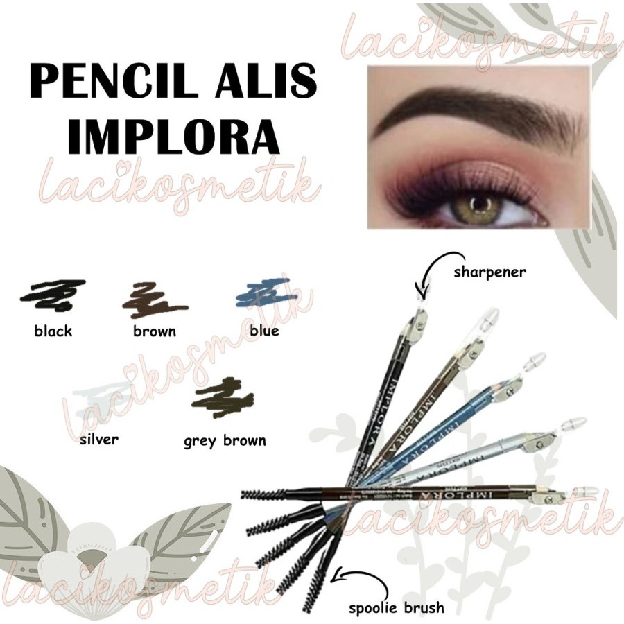 ✨LACIKOSME✨ IMPLORA PENSIL ALIS EYELINER ORIGINAL BPOM