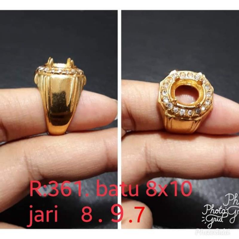 Ikat ring emban perunggu model eropa