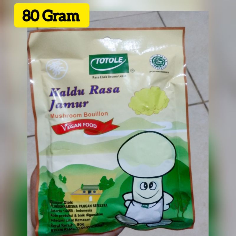 

kaldu rasa jamur totole 80 gram halal