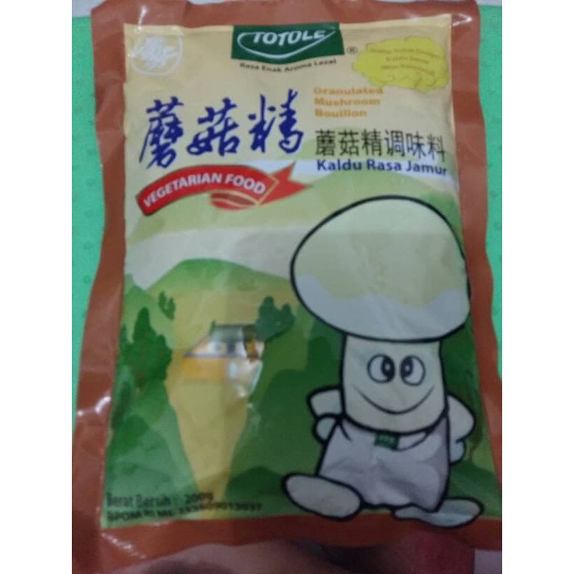

Penyedap Kaldu Jamur Totole 200Gr, Tersedia Juga Ukuran Kecil 90 Grm