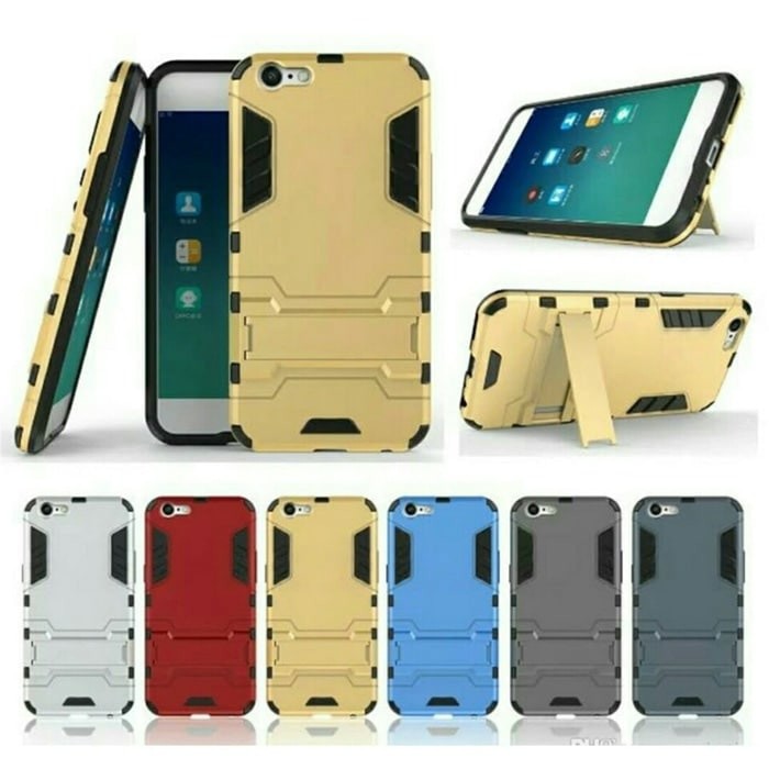 Case Robot Rugged Armor Oppo A71 / A71 Hard Back Rubber Casing Cover