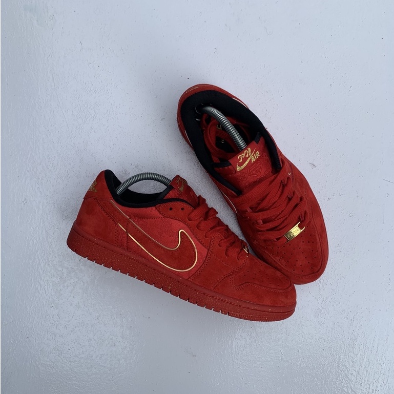 SEPATU NIKE AIR JORDAN 1 LOW CNY TIGER RED SIZE 42 | SECOND BRANDED