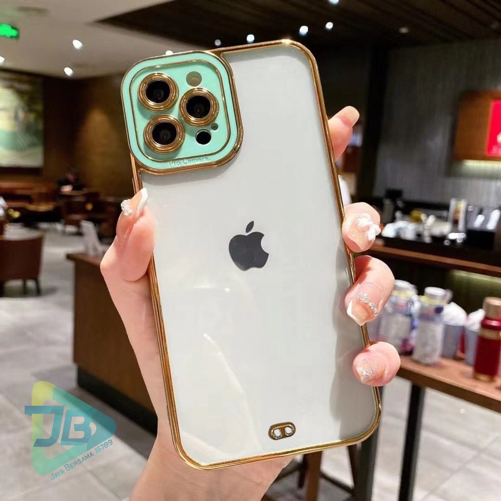 SOFTCASE PLATING TRANSPARAN 1PHONE 6 6+ XR X XS MAX JB5571