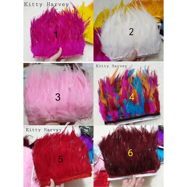 Bulu Ayam Lancip T -+12cm