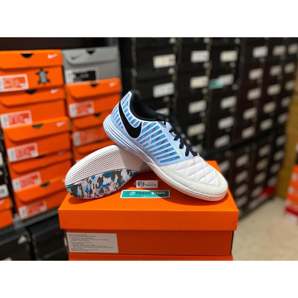 Sepatu Futsal Nike Lunar Gato II IC Blue 580456-440 Original BNIB