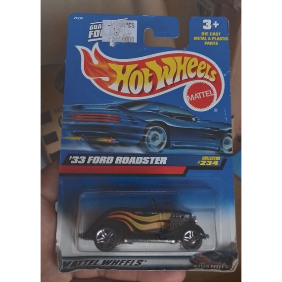 hotwheels 33 FORD ROADSTER hijau HW HOT ROD MAGAZINE blue card ,card lawas