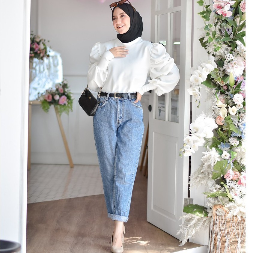 PROGREIS Erica Top Blouse Premium Lengan Balon Atasan  