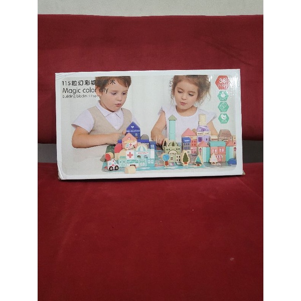 magic color city building blocks