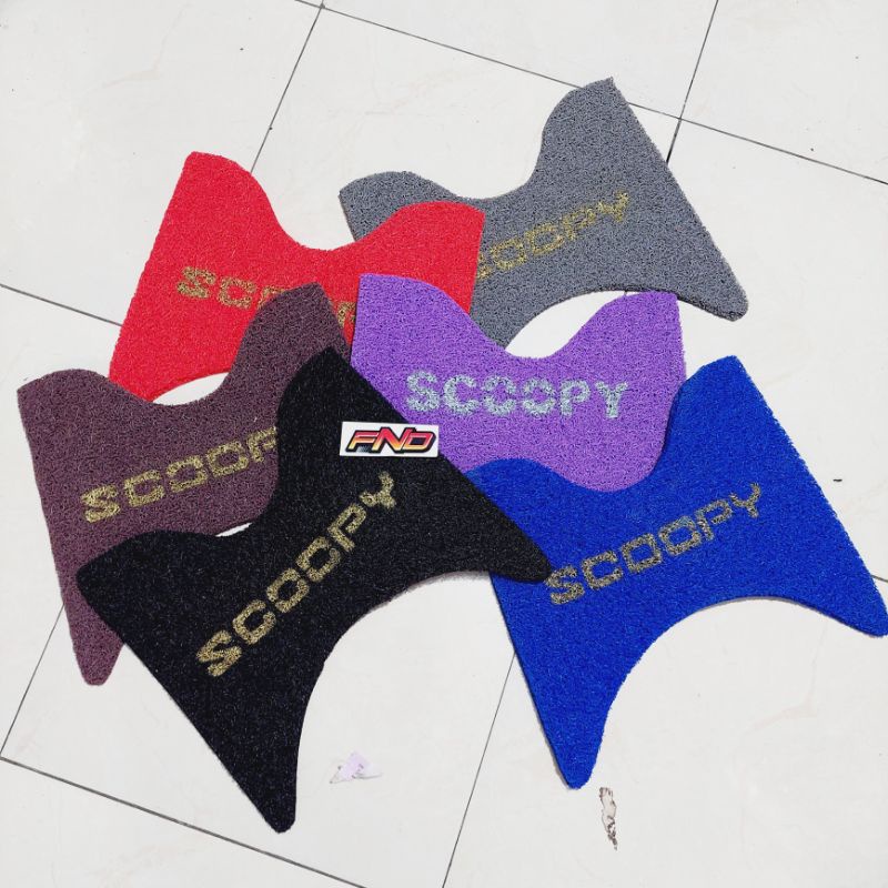 Keset Scoopy - Karpet Scoopy - Alas Kaki Scoopy - Karpet Motor Scoopy - Pijakan Kaki