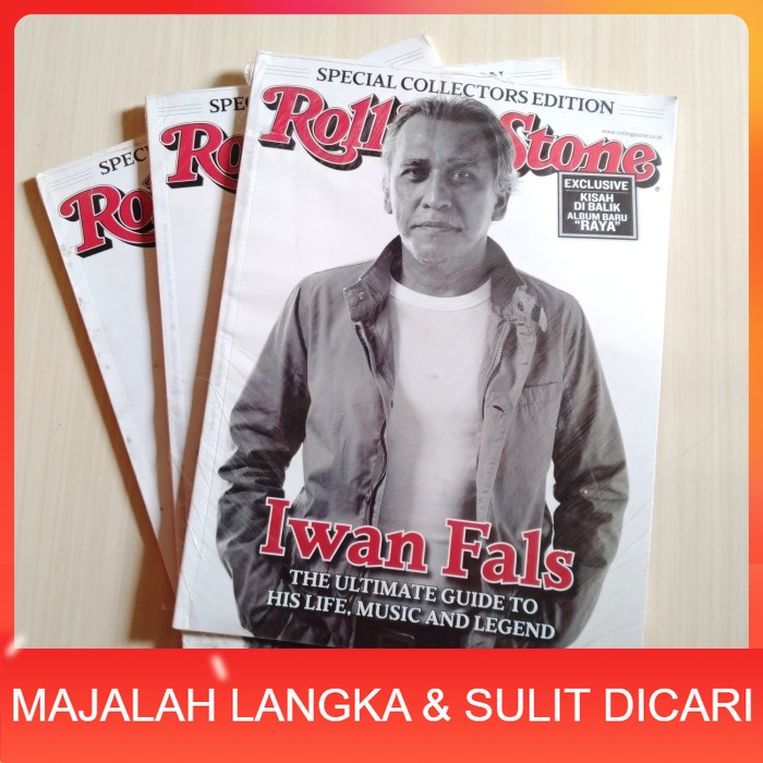 Majalah ROLLING STONE SPECIAL COLLECTORS EDITION IWAN FALS Langka