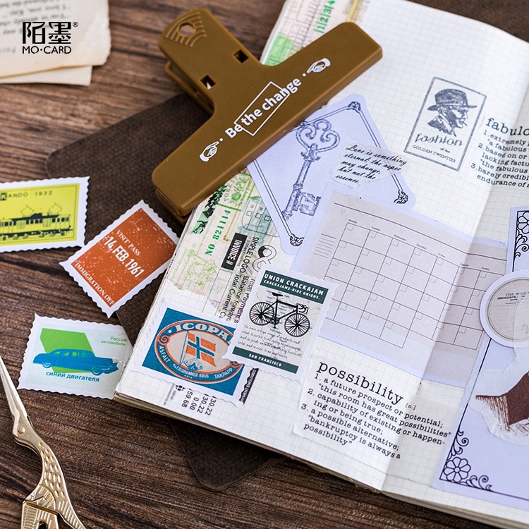 45Pcs Stiker Motif Kepingan Salju untuk Scrapbook / Jurnal / Diary / Jurnal Travel-2