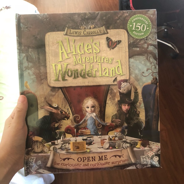 Alice In Wonderland Pop Up Book New Shopee Indonesia