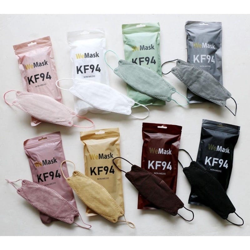 MASKER KF94 WE MASK DAN WE MAZE BY WE MASK : 1 PACK ISI 10 PCS