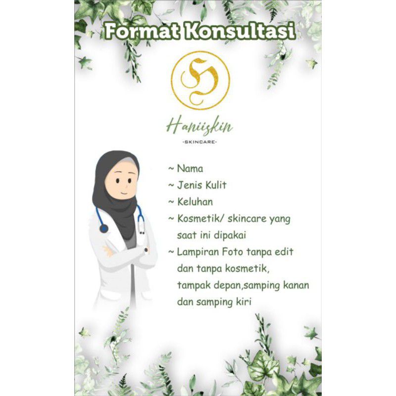 FREE GIFT !!! Haniiskin Skincare 1paket+Serum Premium !! 100% Original.-1