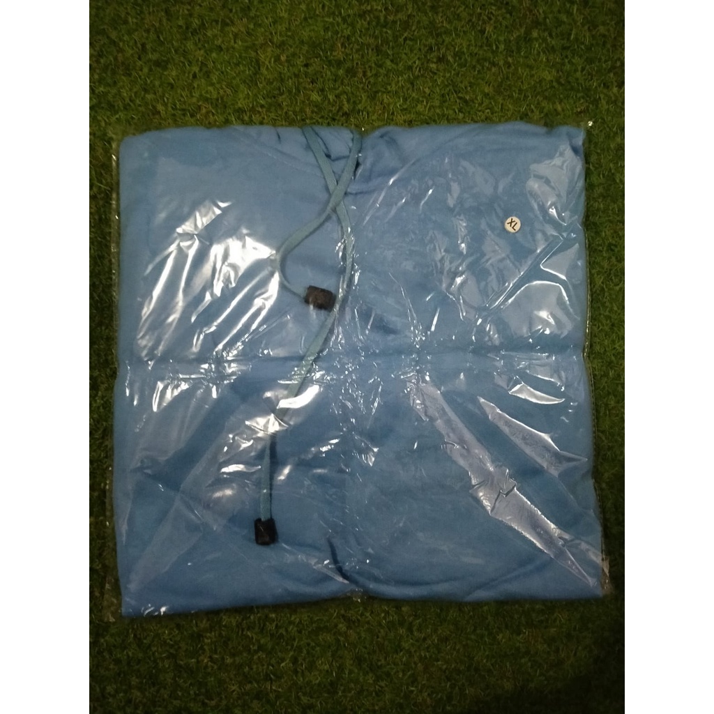 Hoodie Polos Sweater Biru Muda Pria Wanita Size M L XL XXL Murah