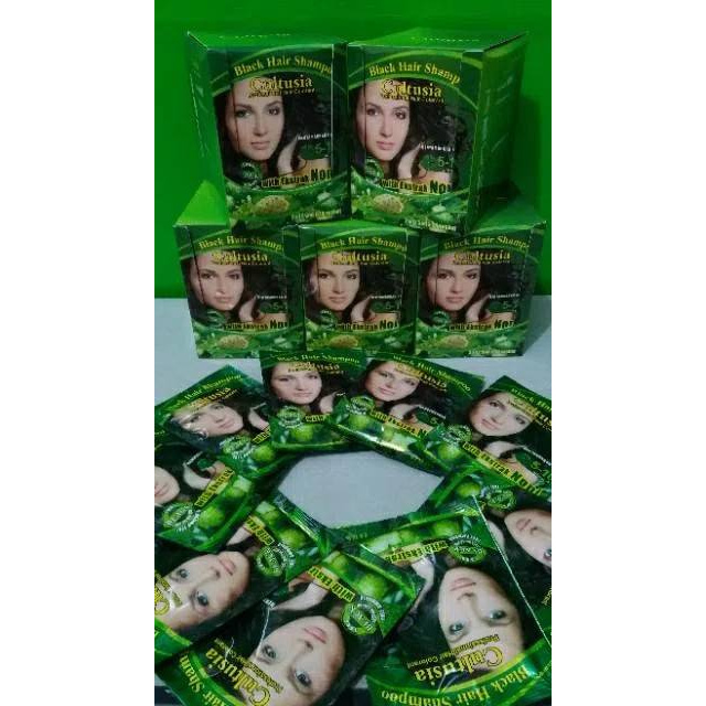 (ecer) CULTUSIA BLACK HAIR SHAMPOO MENYAMARKAN UBAN ORIGINAL BPOM  ECER