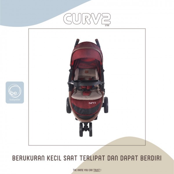 Babyelle CURV 2 s 700 stroller keren roda 3 kereta dorong bayi meja cup holder baby elle curv2 s700