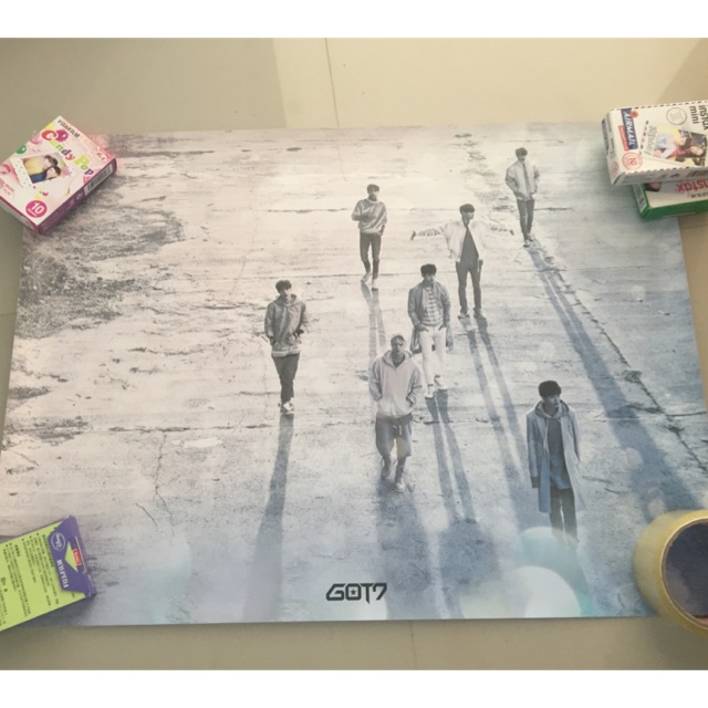 Got7 official poster departure serenity ver