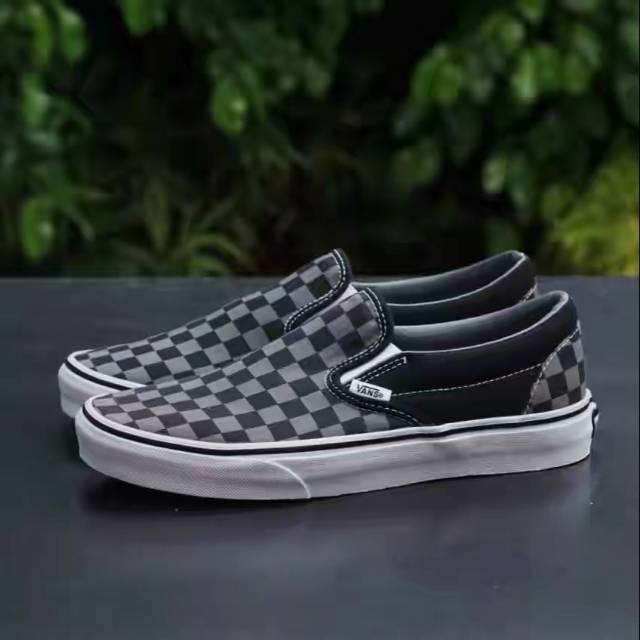 vans pewter checkerboard