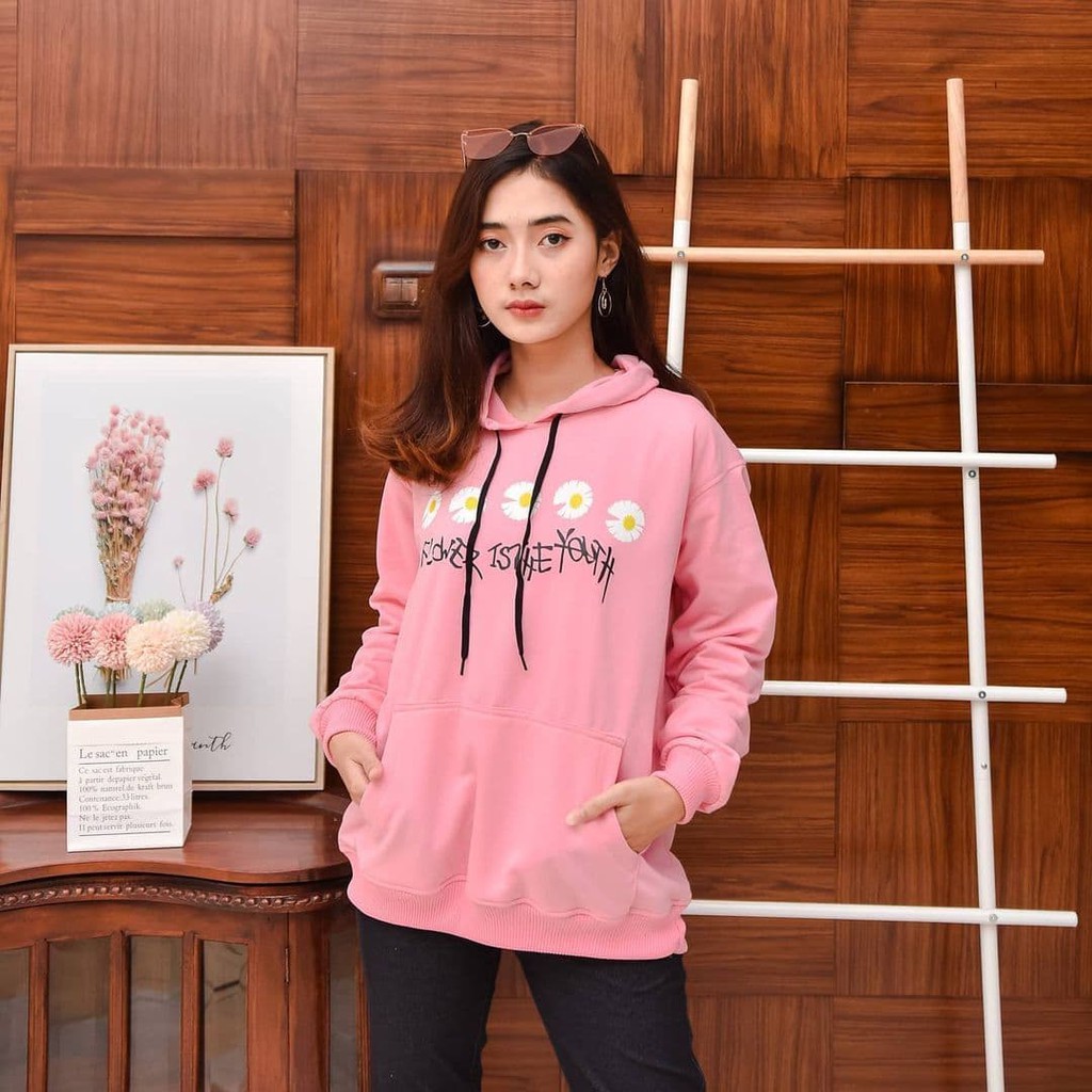 Nara Grosir - Flower Is The Youth l Sweater Pria dan Wanita Terbaru