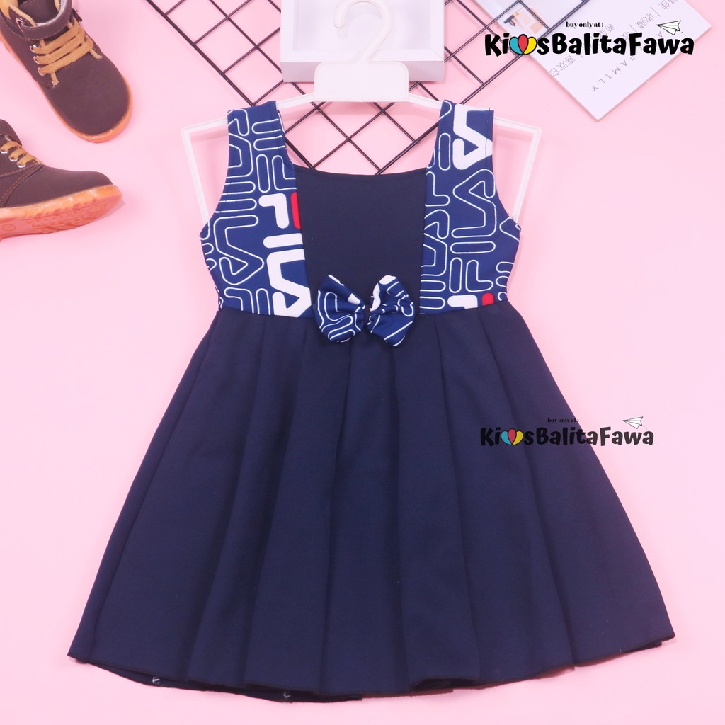 Dress Clairine uk 3-4 Tahun / Baju Anak Perempuan Dres Yukensi Adem Pakaian Pesta Gaun Murah