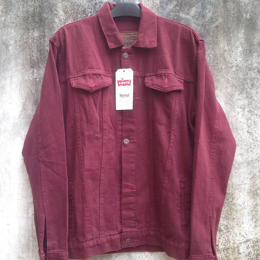 burgundy levis